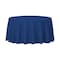 Smarty Had A Party 84 Navy Round Disposable Plastic Tablecloths 96 Tablecloths, 96PK 823270-NV-CASE - alternate 1